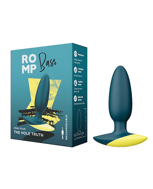 ROMP Plug Anale Vibrante per il Sesso Anale - Verde Turchese