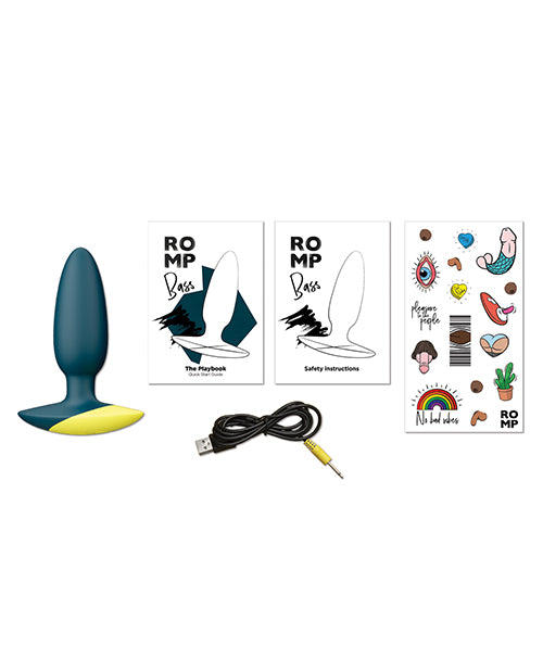 ROMP Plug Anale Vibrante per il Sesso Anale - Verde Turchese