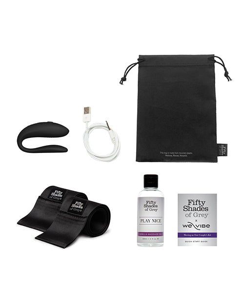 Fifty Shades Of Grey Moving As One We Vibe Couples Kit With Sync Lite