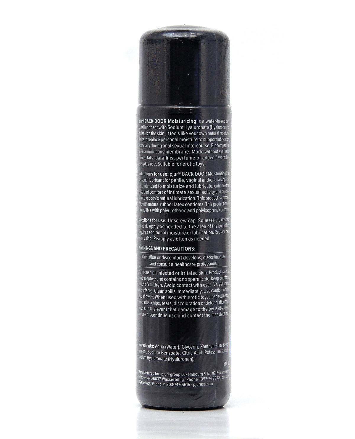Pjur Back Door Anal Water Based Personal Lubricant - 100 ml Bottle