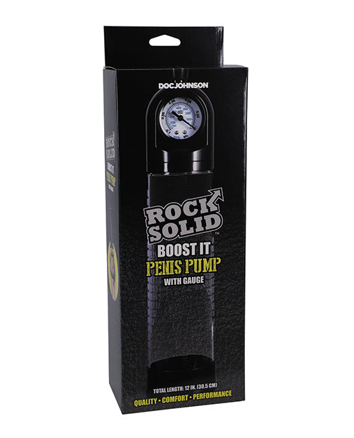 Rock Solid Boost It Penis Pumpe med Måler
