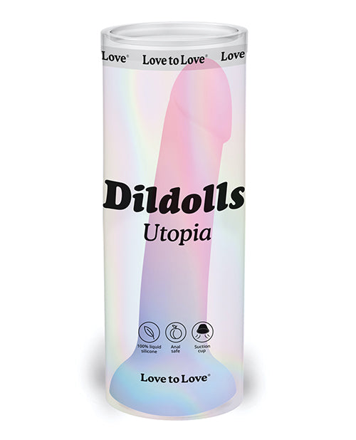 Love to Love Bøjede Sugekop Dildolls Utopia - Assorterede Farver