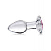 Load image into Gallery viewer, Booty Sparks Pink Gem Glass Anal Plug - Small

