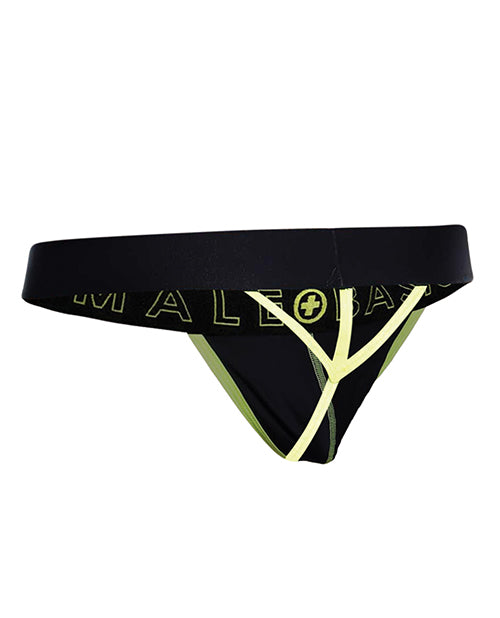 Male Basics Neon Thong Yellow LG