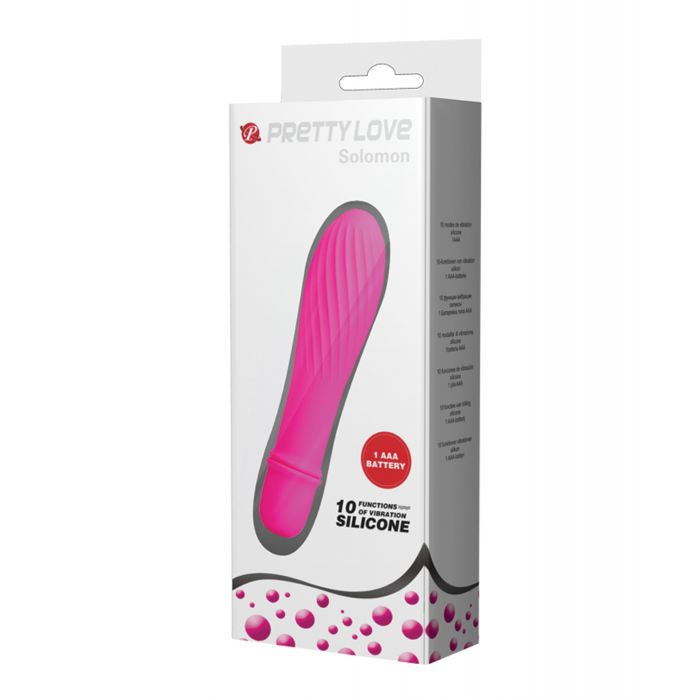 Pretty Love Solomon Kraftig G-punkts vibrator - Hot Pink