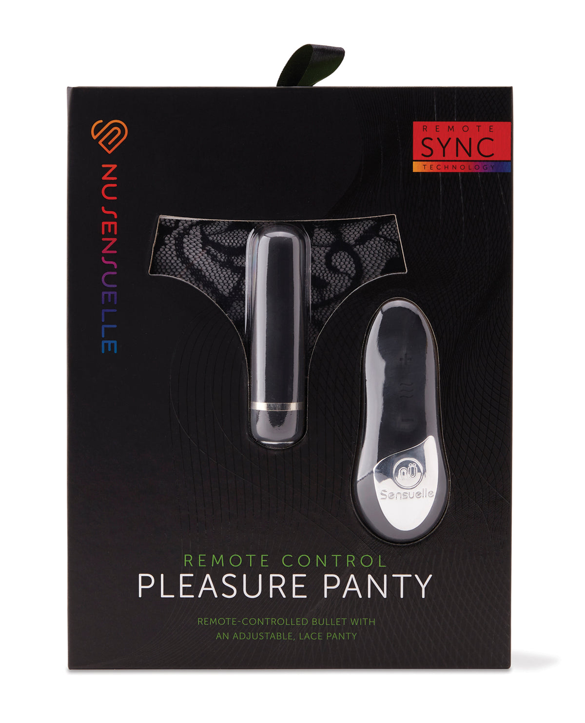 Bala vibradora Nu Sensuelle Pleasure Panty con control remoto 15 funciones - Negro