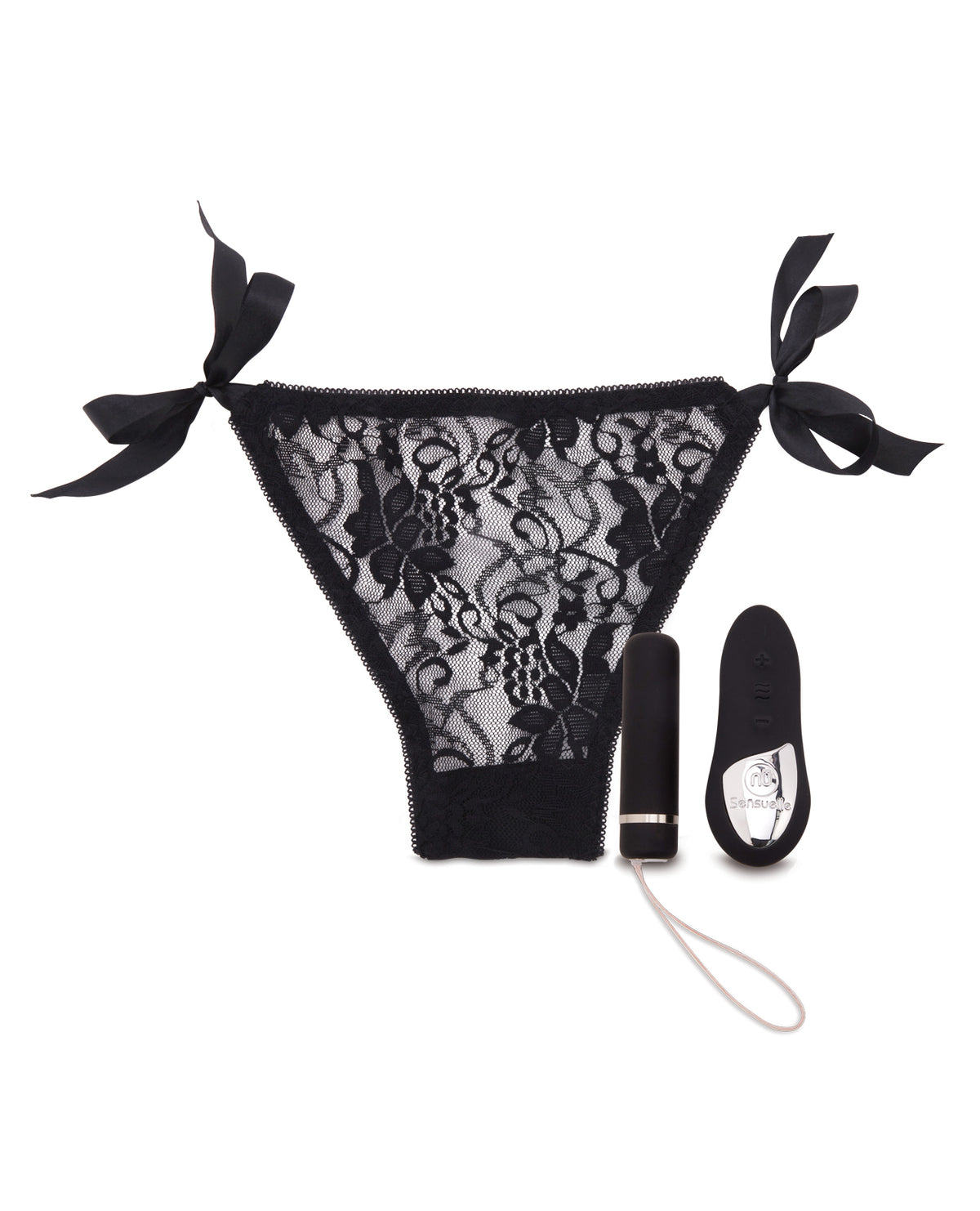 Bala vibradora Nu Sensuelle Pleasure Panty con control remoto 15 funciones - Negro