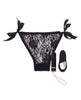 Cargue la imagen en el visor de la galería, Bala vibradora Nu Sensuelle Pleasure Panty con control remoto 15 funciones - Negro

