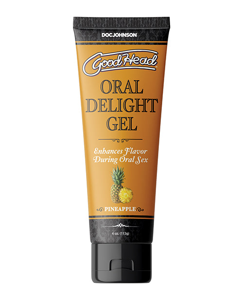 GoodHead Oral Delight Gel Pineapple 4 Oz Edible Sex Enhancer