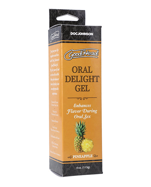 GoodHead Oral Delight Gel Pineapple 4 Oz Edible Sex Enhancer