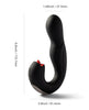 Indlæs billede i gallerifremviser, Joi Pro Rotating Head G-Spot Vibrator &amp; Clit Licker w/Remote - Black
