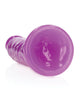 Load image into Gallery viewer, Shots RealRock 9" Slim Dildo Glow in the Dark - Neon Purple
