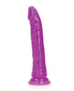 Load image into Gallery viewer, Shots RealRock 9" Slim Dildo Glow in the Dark - Neon Purple
