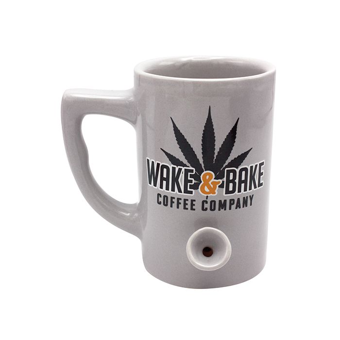 Wake & Bake Coffee Mug - 10 oz Grey