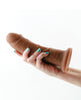 Load image into Gallery viewer, Colours Dual Density 7" Dildo - Brown
