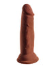 Load image into Gallery viewer, King Cock Plus 6&quot; Triple Density Cock - Brown
