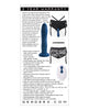 Load image into Gallery viewer, Gender X Snuggle Up Dual Motor Strap On Vibe w/Harness - Blue
