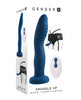Load image into Gallery viewer, Gender X Snuggle Up Dual Motor Strap On Vibe w/Harness - Blue
