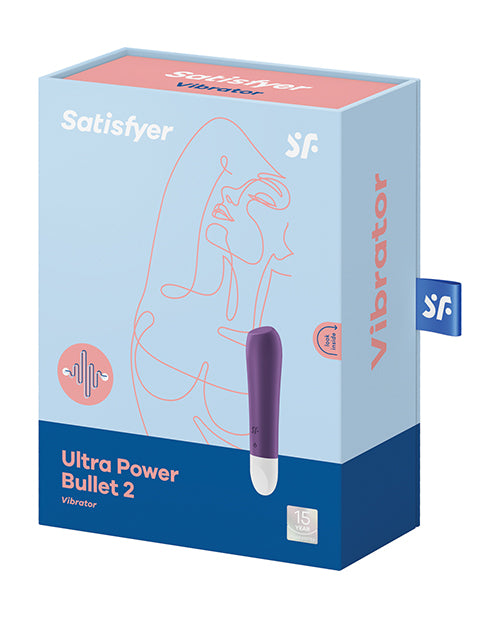 Satisfyer Ultra Power Bullet 2 Violet Sex Toy for Clitoral Stimulation