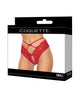 Încărcați imaginea în vizualizatorul Galerie, Lace Hipster Panty w/Bow Detail - Red XL
