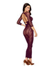 Carica l'immagine nel visualizzatore Galleria, Seamless Gown w/Removable Shrug 2 pc Set - Cherry Lacquer O/S
