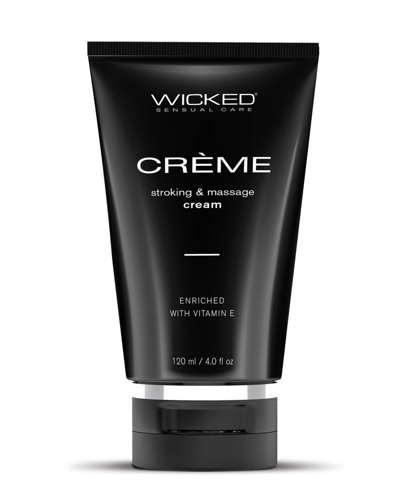 Load image into Gallery viewer, Wicked Sensual Care Creme Stroking And Massage Cream Coconut Almond Oil 4 Oz
