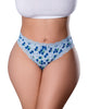 Carica l'immagine nel visualizzatore Galleria, Sweet Treats Crotchless Thong w/Wicked Sensual Care Blueberry Lube - Blue QN
