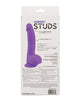 Indlæs billede i gallerifremviser, Silicone Studs Neon 6" Dildo - Purple
