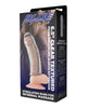 Load image into Gallery viewer, Blue Line C &amp; B 6.5" Textured Penis Enhancing Sleeve Extension - Clear
