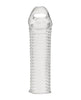 Load image into Gallery viewer, Blue Line C &amp; B 6.5" Textured Penis Enhancing Sleeve Extension - Clear

