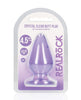 Load image into Gallery viewer, Shots RealRock Crystal Clear 4.5&quot; Anal Plug - Purple
