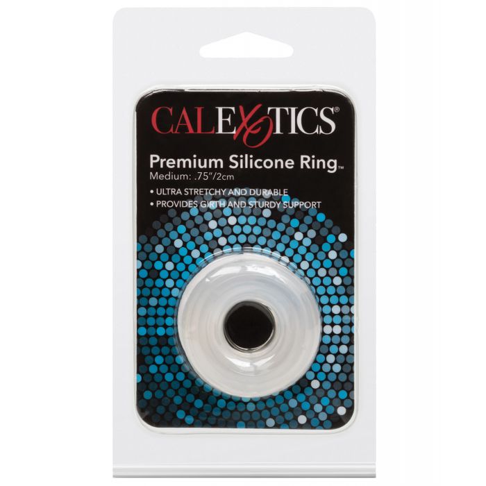 Premium siliconen ring - medium transparant
