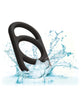 Afbeelding laden in Galerijviewer, Alpha Liquid Silicone Commander Cock Ring - Black
