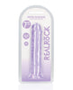 Załaduj obraz do przeglądarki galerii, Shots RealRock Crystal Clear 7" Prosty dildo z przyssawką - Fioletowy
