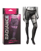 Afbeelding laden in Galerijviewer, Radiance One Piece Garter Skirt w/Thigh Highs - Black Plus Size
