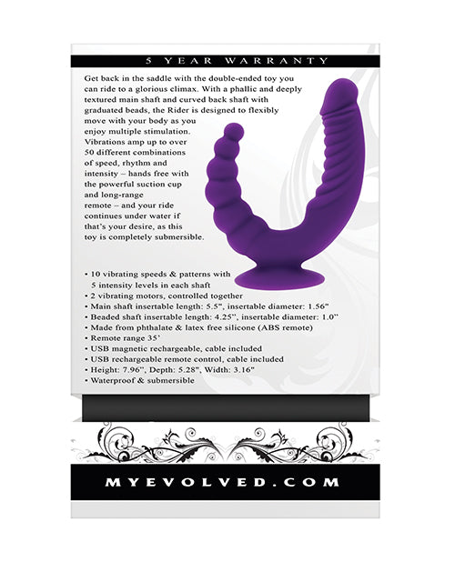 Evolved The Rider - Purple