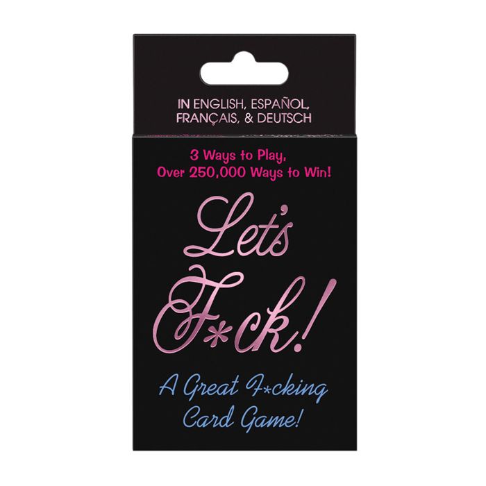 Gioco di Carte Let's Fuck Gioco di Carte per Feste Adulti per Coppie