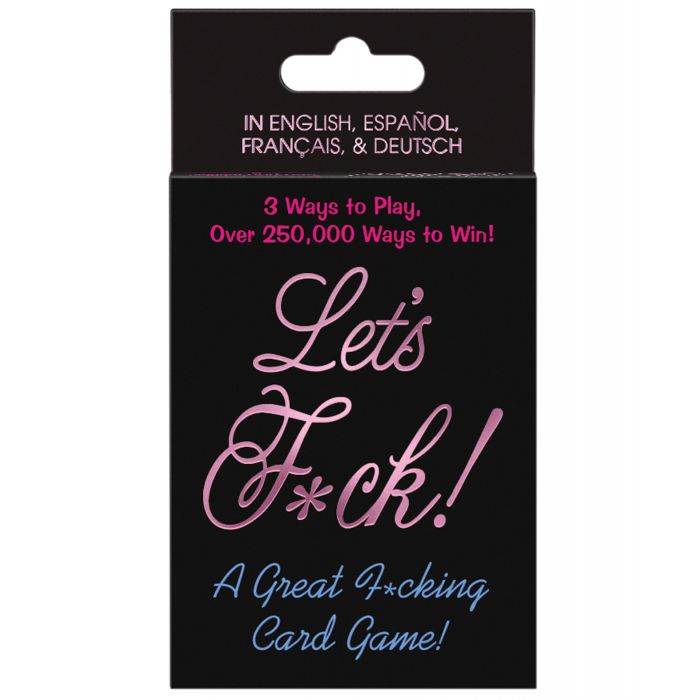 Gioco di Carte Let's Fuck Gioco di Carte per Feste Adulti per Coppie