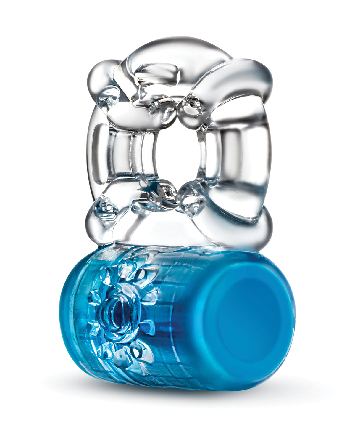 Blush Play with Me Pleaser Rechargeable C Ring - Blue