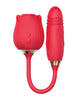 Cargue la imagen en el visor de la galería, Wild Rose And Thruster Telescopic Dual End Vibrator Red
