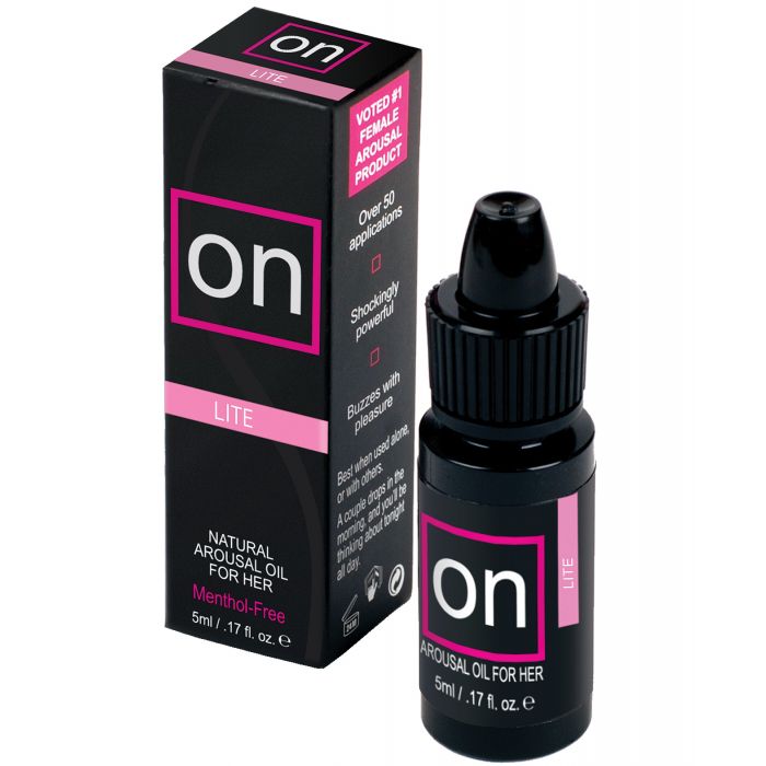Aceite Natural de Excitación ON Para Ella - Botella Ligera de 5 ml