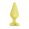 Load image into Gallery viewer, Blush Naughty Candy Heart Spank Me Plug Yellow Silicone Butt Plug With Safe Heart Base
