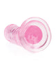 Load image into Gallery viewer, Shots RealRock Crystal Clear 6" Straight Dildo w/Suction Cup - Pink
