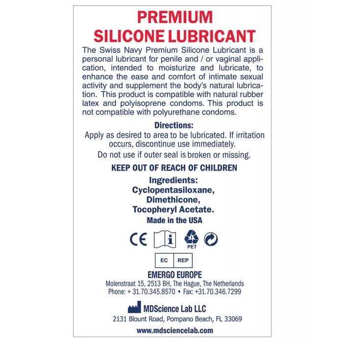 Afbeelding laden in Galerijviewer, Swiss Navy Lube Siliconen - 4 oz
