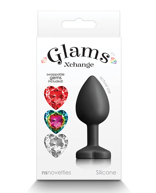 Glams Xchange Coração de Pedra Preciosa - Pequeno