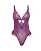 Carregar imagem no visualizador da Galeria, Katana Mesh &amp; Lace Teddy - Purple L/XL
