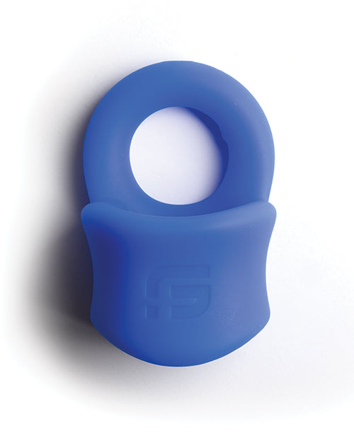 Sport Fucker Silicone Baller Ring Cock Ring Blue Ball Stretcher