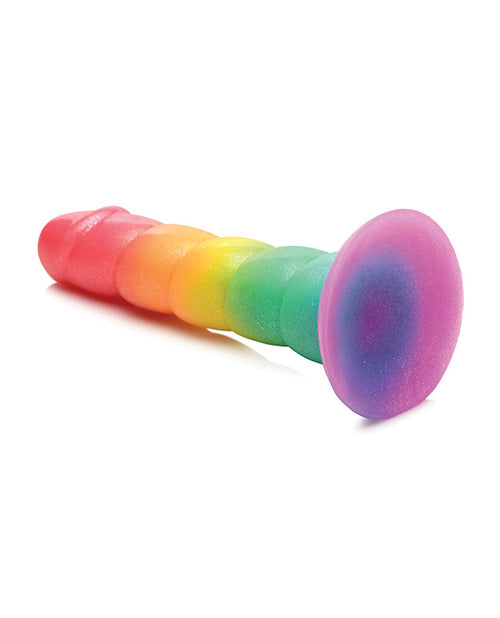 Curve Toys Simply Sweet 6.5" Swirl Regenboog Dildo