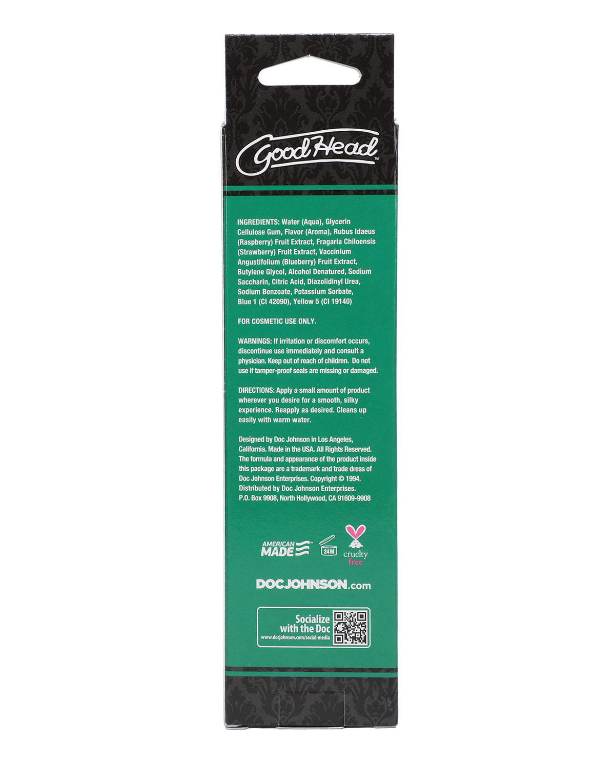 GoodHead Oral Gel - 4 oz Grön Äpple