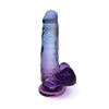 Load image into Gallery viewer, Shades Jelly TPR Gradient Dong Medium - Blue/Violet
